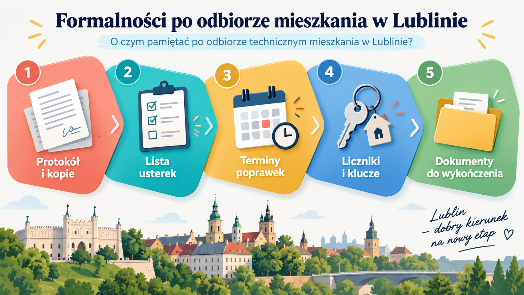 Pięć formalności, które warto uporządkować po odbiorze mieszkania